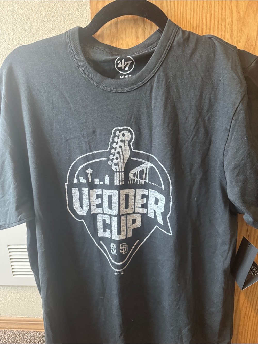 47 Vedder Cup unisex Graphic Tee - Mariners vs Padres